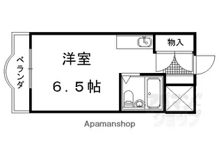 正和フラット宝ヶ池【220号室】の間取り