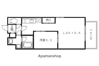 UNIETERNA京都壬生【405号室】の間取り