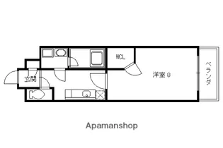UNIETERNA京都壬生【307号室】の間取り
