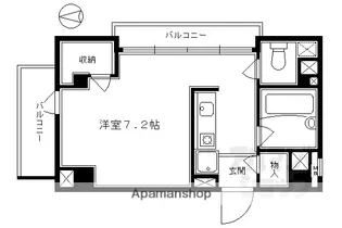 パインフィールド御池【1203号室】の間取り