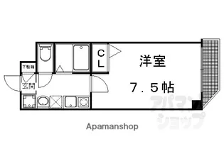 アッツ堀川【7階】の間取り