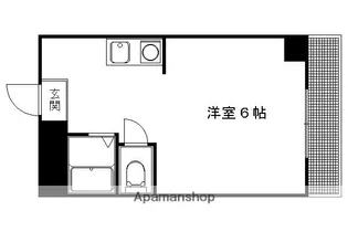 メゾンブランシュ【205号室】の間取り