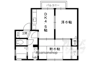 セジュール沙彌【103号室】の間取り