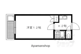 ロイヤルコーポ大同【300号室】の間取り