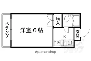 アルティ紫野【410号室】の間取り