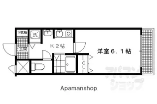 プレサンス京大東【1階】の間取り
