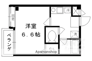 ポルトボヌール【302号室】の間取り