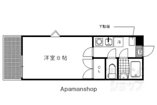 サンダ館II【101号室】の間取り