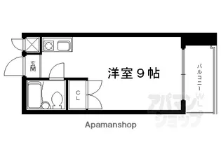 グリーンフィルI【101号室】の間取り