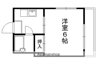 セブンスパークアパートメント【307号室】の間取り