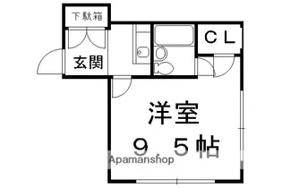 1Kの間取り画像