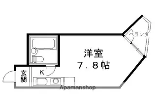 ハイツウエストロード【306号室】の間取り