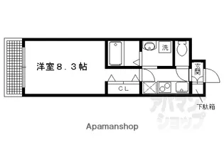モーレン【102号室】の間取り