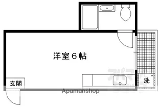 ライブコート二軒茶屋【106号室】の間取り