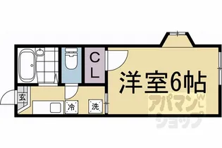 タウニィ里ノ前【101号室】の間取り
