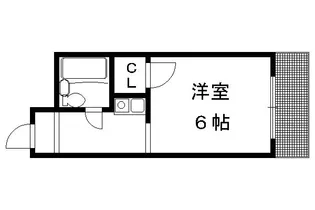 メゾン紫野【301号室】の間取り