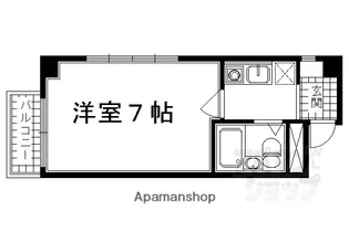 ピア御所【3A号室】の間取り