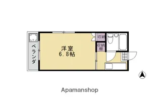 シャトー朝日【2階】の間取り