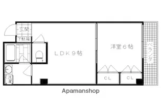 アルベールビルエイト【301号室】の間取り