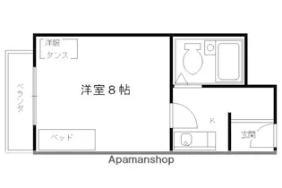 リエール北野【310号室】の間取り