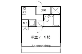 オルビスミソノ【303号室】の間取り