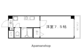 モンテリザヤ【3階】の間取り