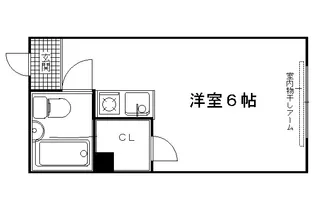 久保ビル【201号室】の間取り