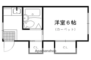 たつみ2号棟【7号室】の間取り