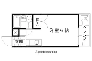 コーポラス光明【106号室】の間取り