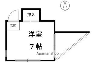 コーポ満田【3F-7号室】の間取り