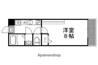 アークリード洛北【2階】の間取り