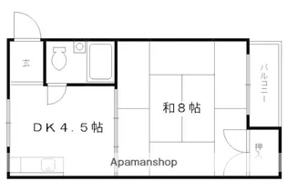 ハイツ石原【103号室】の間取り
