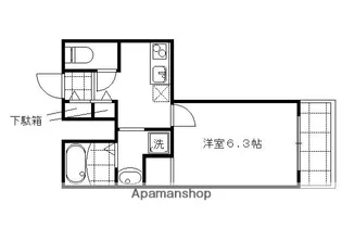 エスペレ西陣【306号室】の間取り