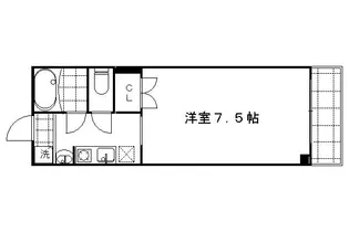 グリーン・ガーデンズ【207号室】の間取り