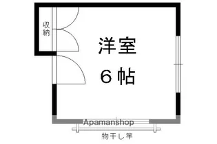 神山荘【4号室】の間取り