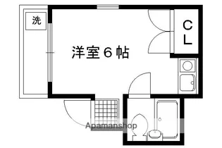 CUBE35【201号室】の間取り