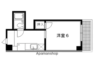 シャロン下鴨【401号室】の間取り