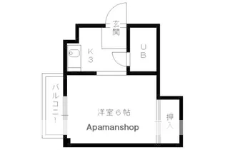 ハイツ島田【3階】の間取り