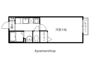 シャーメゾン葵【205号室】の間取り