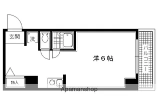 奥田河原町ビル【402号室】の間取り