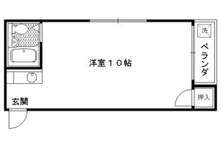 コーポ北白川【101号室】の間取り