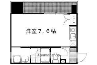 プロスペクト下鴨【6階】の間取り