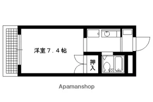 アンバーハウス【407号室】の間取り