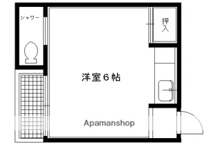 ハイツ松ヶ崎【3-H号室】の間取り