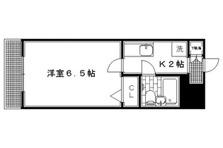 フレックス高野【411号室】の間取り