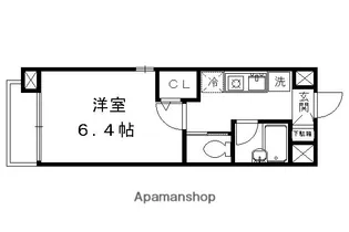 1Kの間取り画像