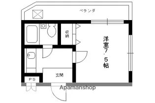 シャルム・リラ【201号室】の間取り