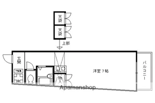 キャッスル21【102号室】の間取り