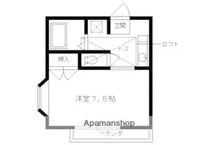 レイクヴィラ北山【202号室】の間取り