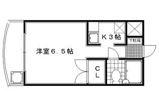 べレビューハウス北白川【101号室】の間取り